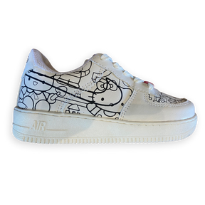 Tênis AF1 Hello Kitty Bobbie Goods